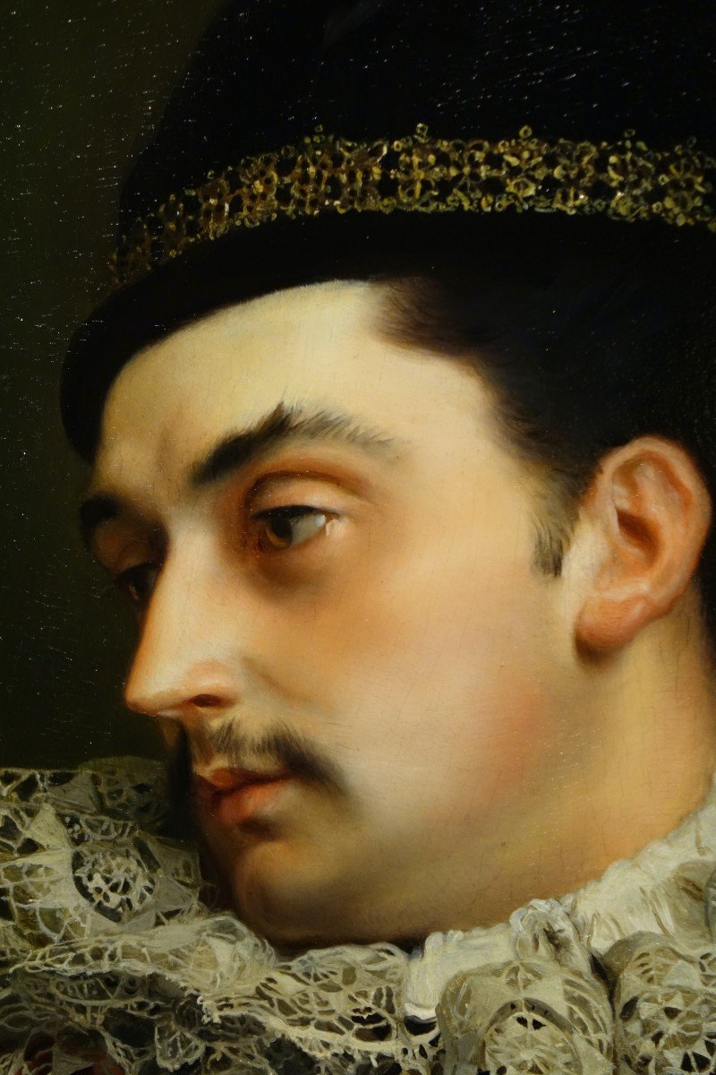 "young Aristocrat Under The Renaissance", Georges Jacquet 1887-photo-4