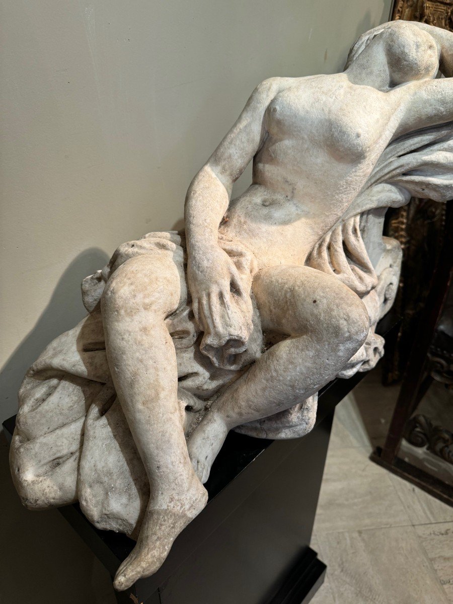 Marble Naiad, Italy, 16th C.-photo-3