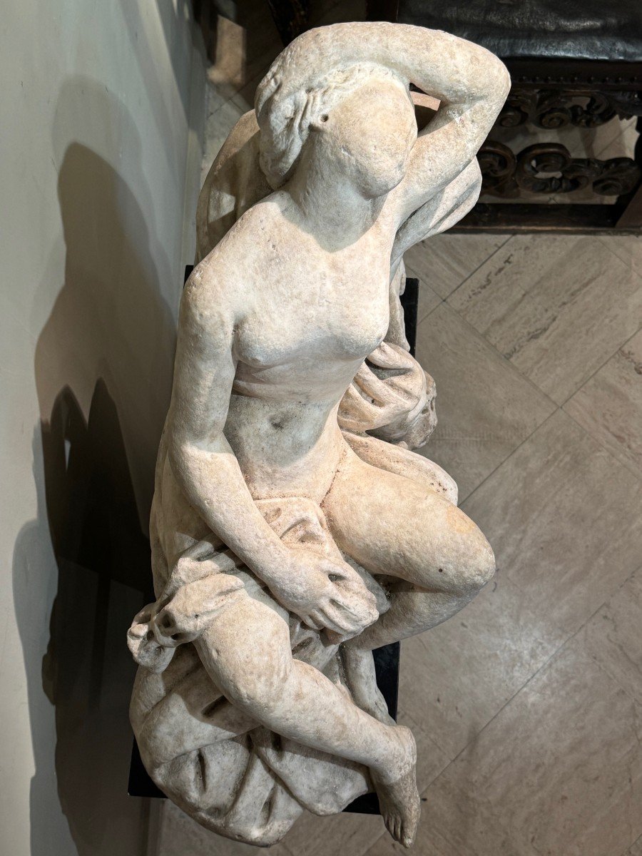 Marble Naiad, Italy, 16th C.-photo-4