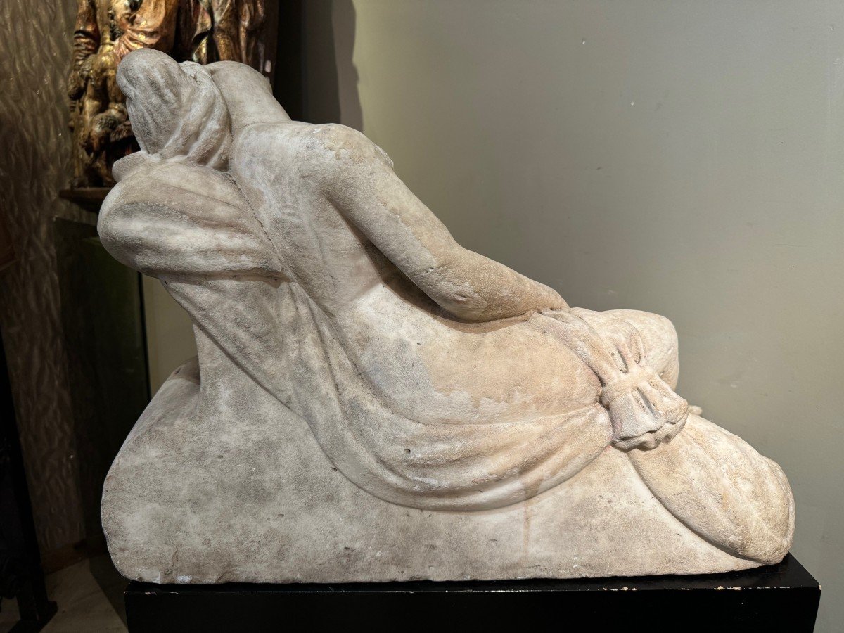 Marble Naiad, Italy, 16th C.-photo-6