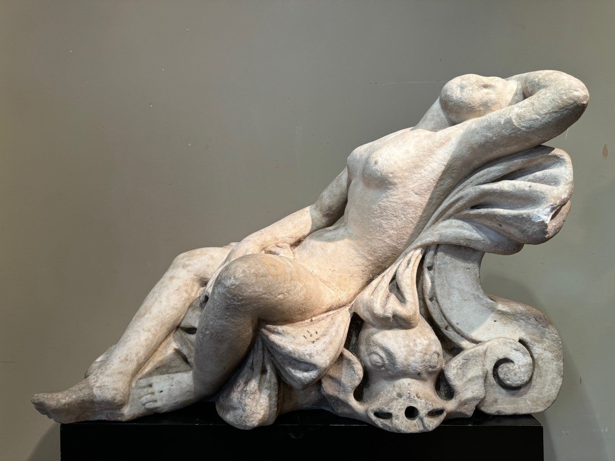 Marble Naiad, Italy, 16th C.