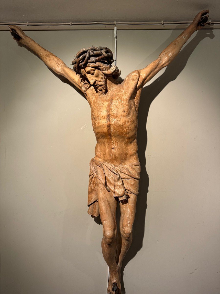 Very Large Christ On The Cross, Italy(?), Late 17th C.