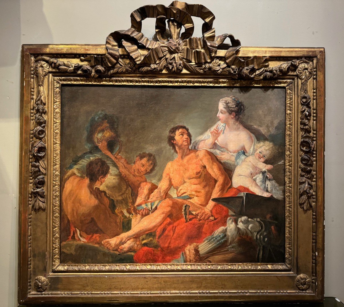 "Vénus dans les forges de Vulcain", Atelier De François Boucher? Fin Du 18e S.