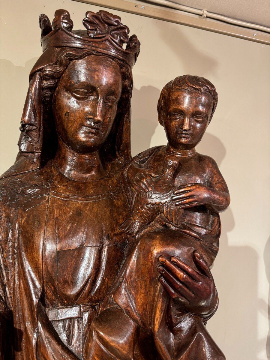 Grande Vierge à l'Enfant, Champagne,vers 1500-photo-8