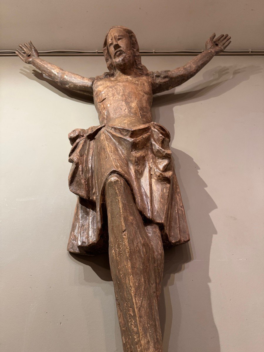 Very Large Christ, South Germany, 2nd Half Of The 14th Century-photo-4