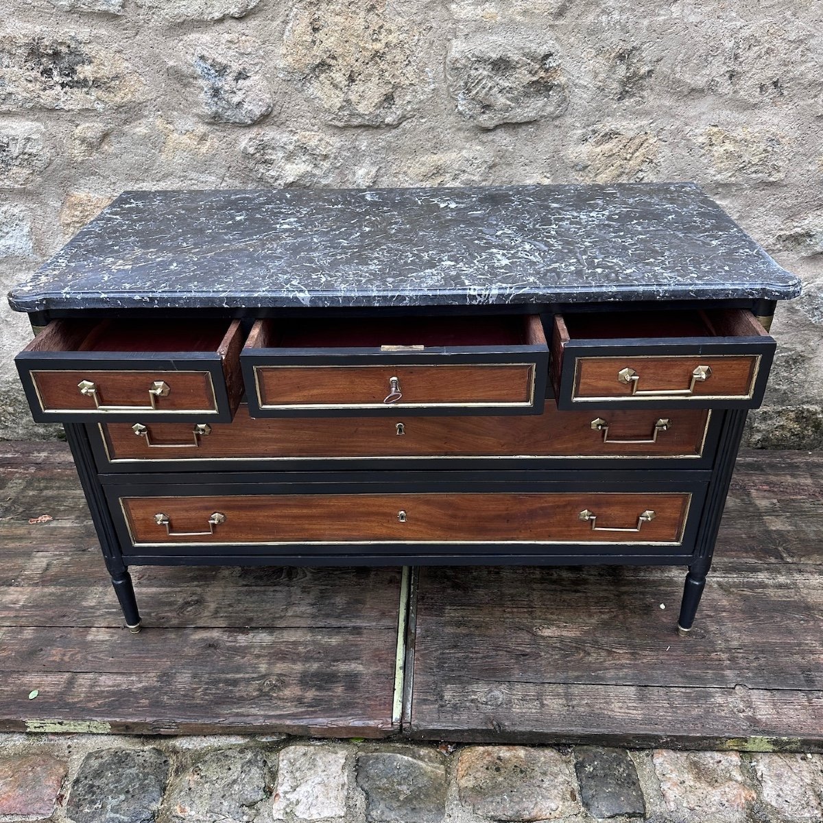 Louis XVI Period Chest Of Drawers-photo-3