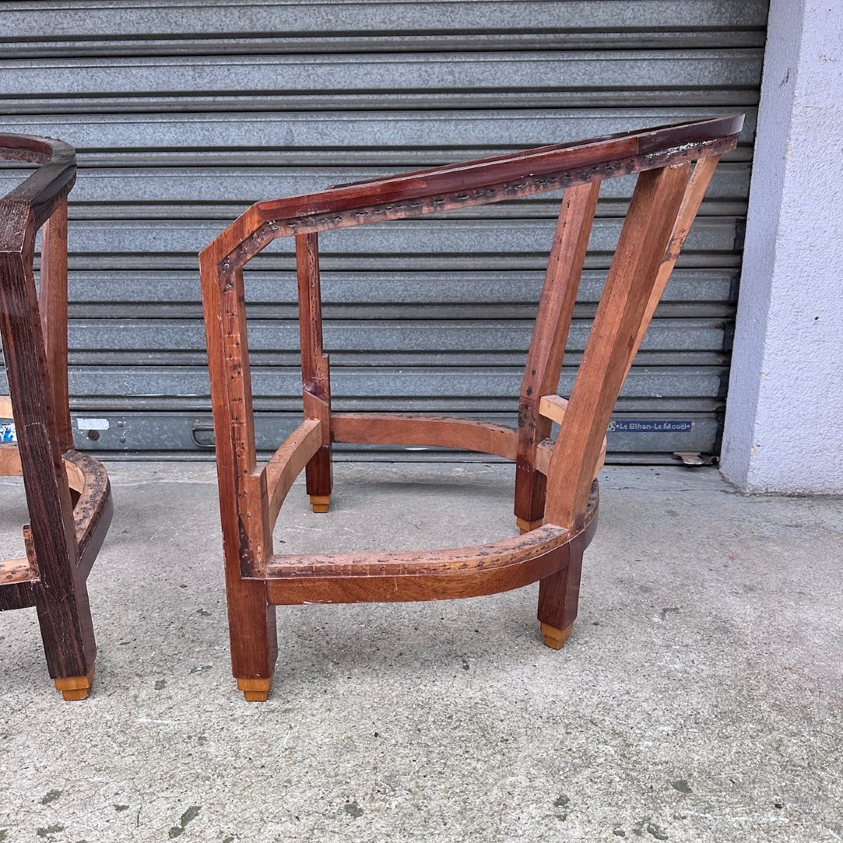 Pair Of Art Deco Armchairs-photo-1