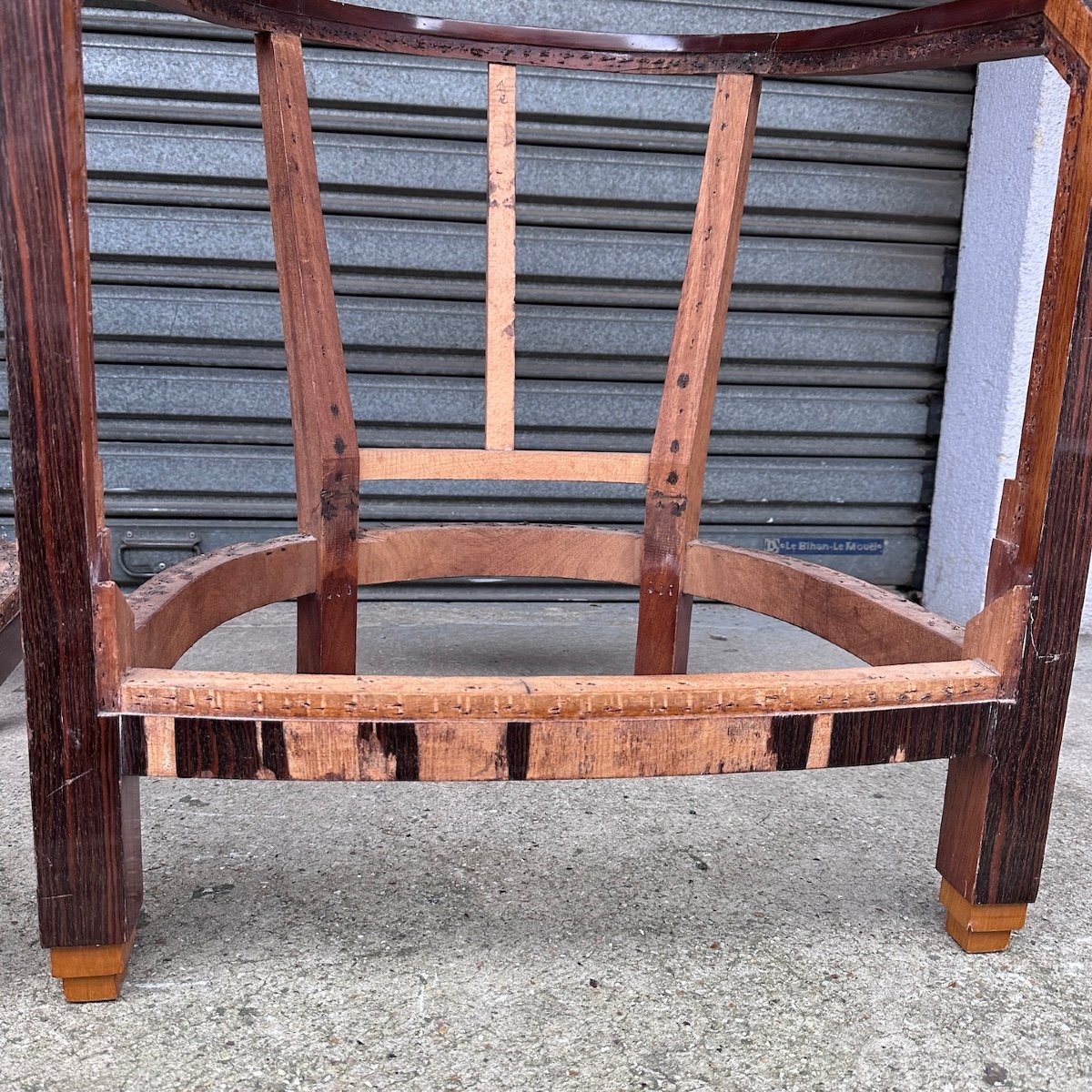 Pair Of Art Deco Armchairs-photo-4