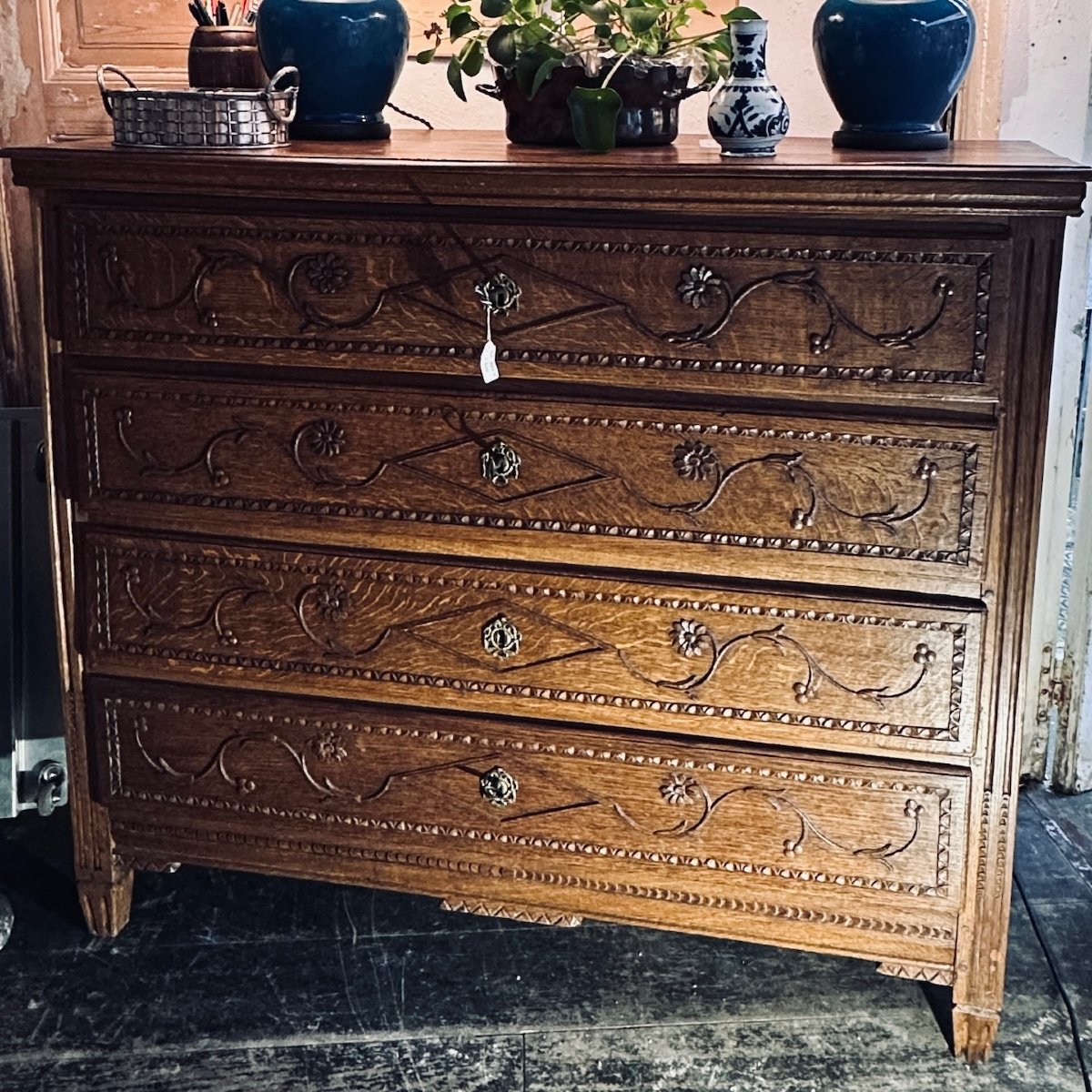 Commode XIXème En Chêne