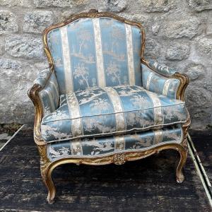 19th Century Marquise In Golden Wood
