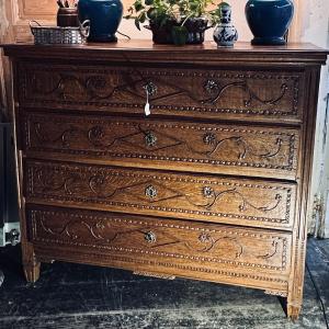 19th Century Oak Chest Of Drawers