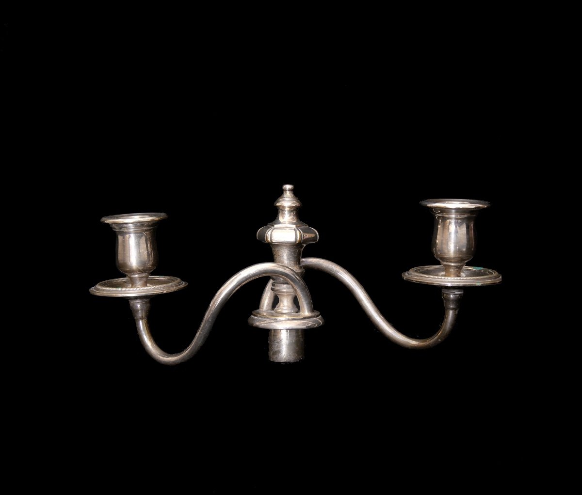 Pair Of Large English Candelabra-photo-2