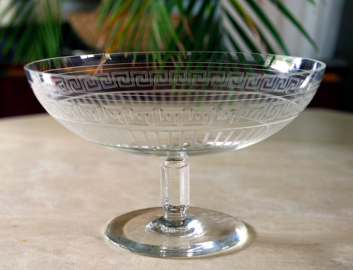 Grande coupe en cristal Versace par Rosenthal-photo-4