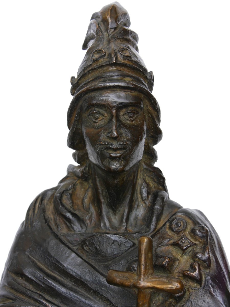 Bronze Sculpture Representing Saint-tropez -photo-2