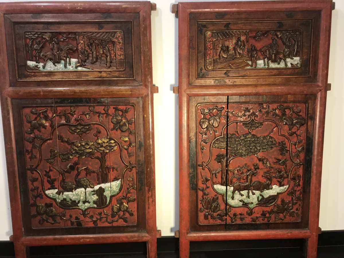 Pair Of Chinese Panels