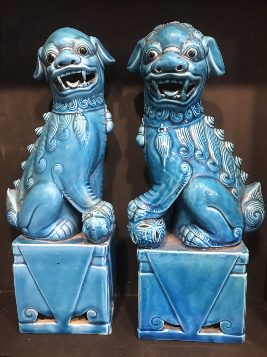 Pair Of Fô Dog