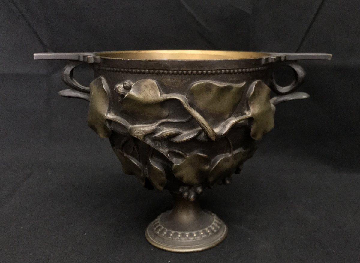 Art Nouveau Bronze Cup-photo-1