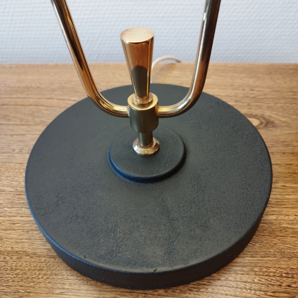 Brass And Metal Desk Lamp-photo-3