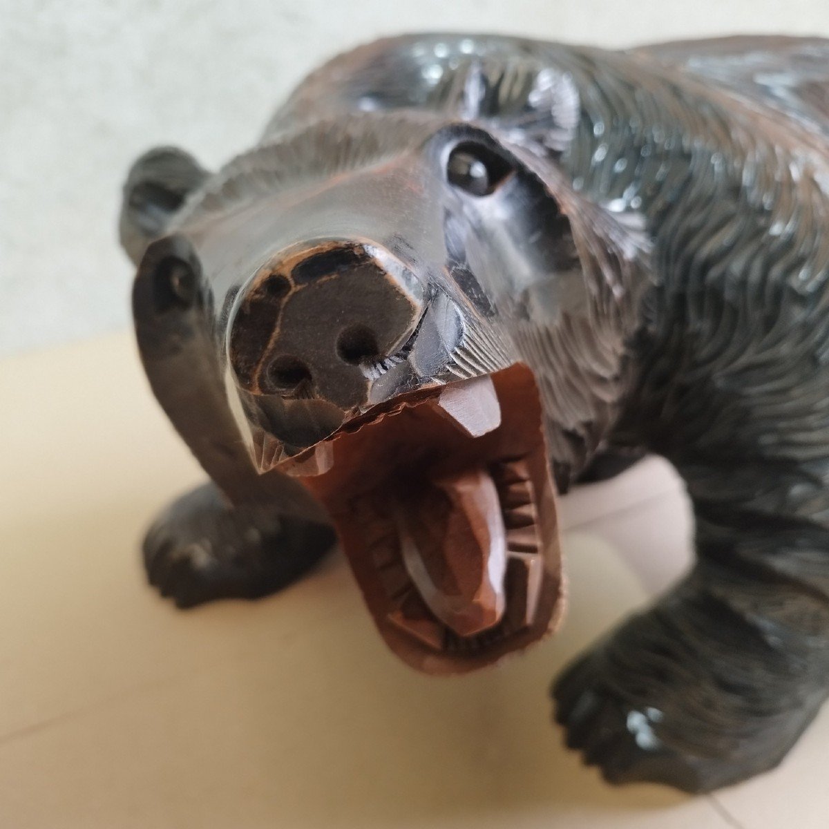 Ainu Wooden Bear-photo-3