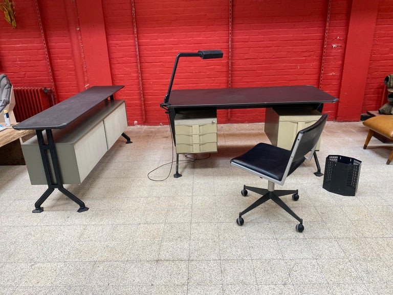 Ensemble De Bureau  Bbr Olivetti Circa 1960/1970-photo-4