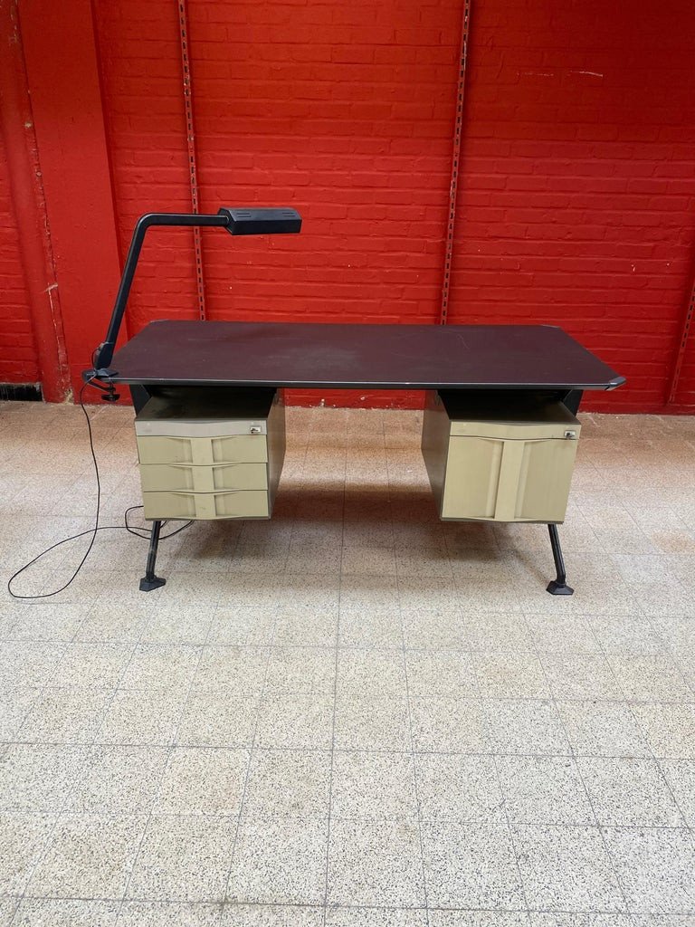 Ensemble De Bureau  Bbr Olivetti Circa 1960/1970-photo-3