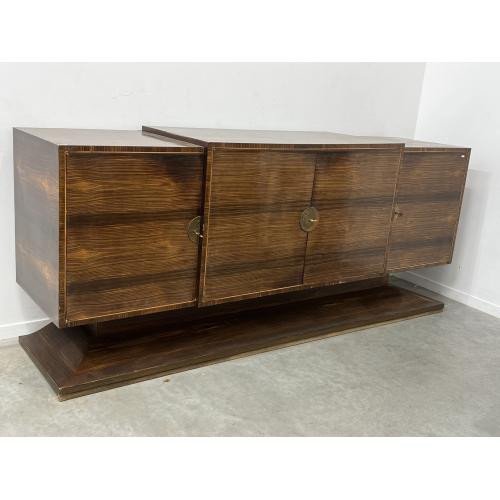 Elegant Art Deco Sideboard With Suspended Box, In Rosewood Circa 1930