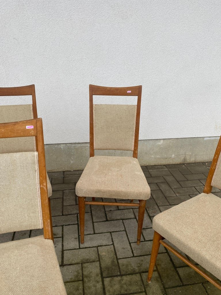 Suite Of 6 Vintage Chairs Circa 1950/1960-photo-2