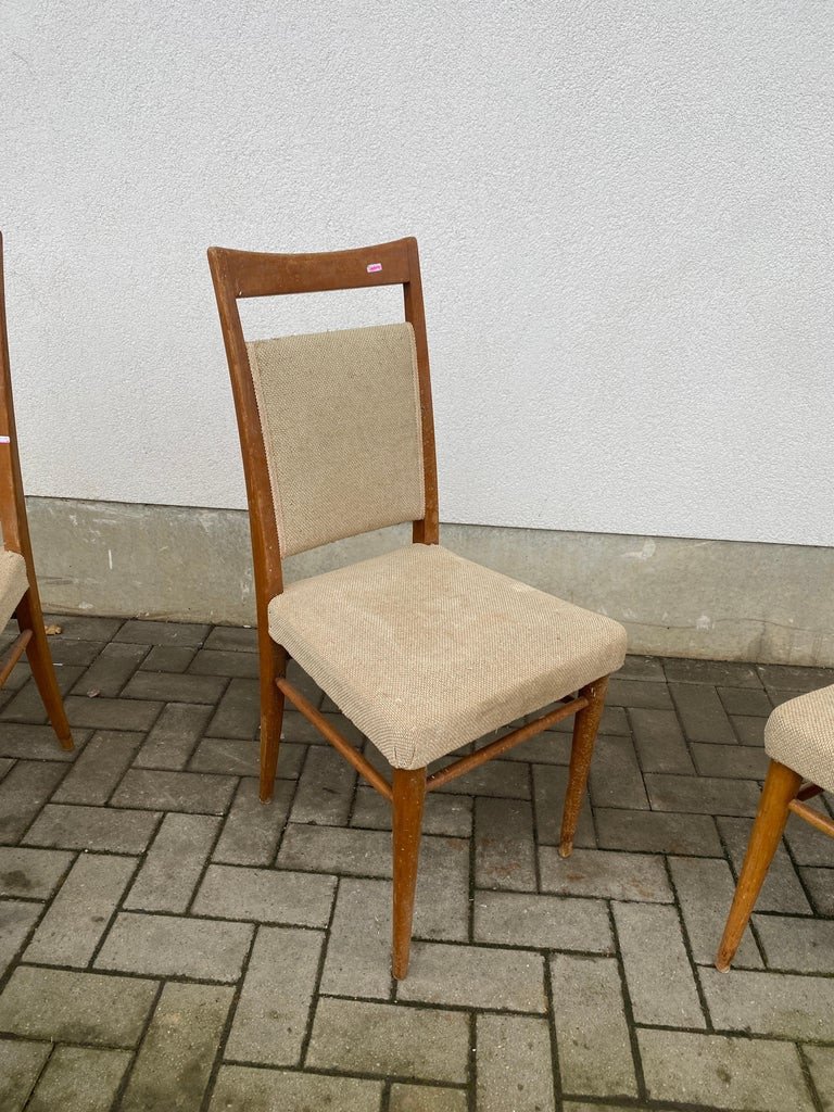 Suite Of 6 Vintage Chairs Circa 1950/1960-photo-5