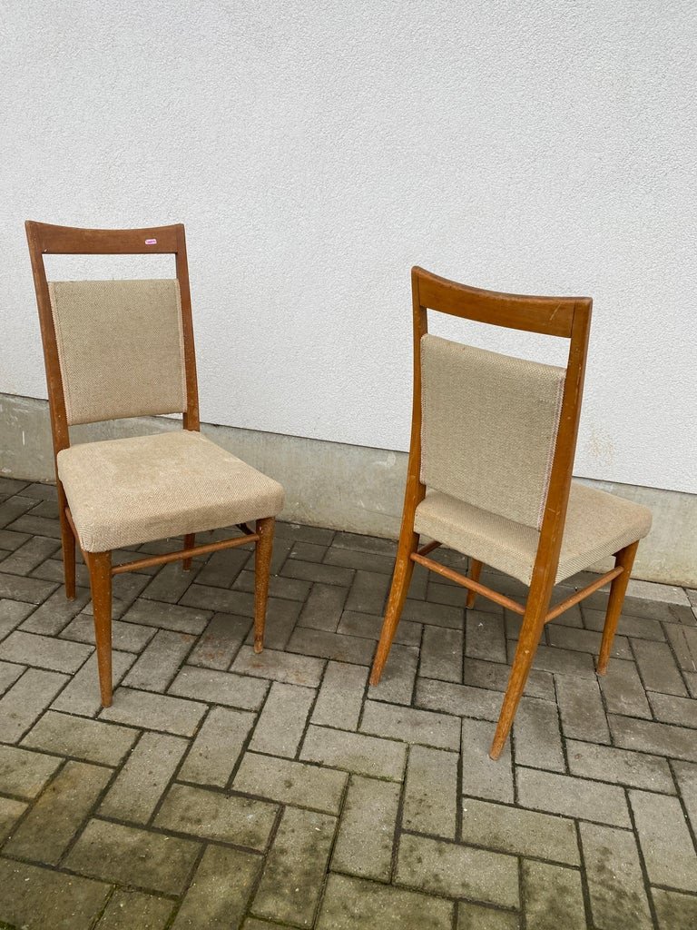 Suite Of 6 Vintage Chairs Circa 1950/1960-photo-6