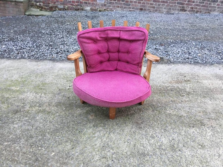 Guillerme Et Chambron, Pair Of Armchairs Edition Votre Maison Circa 1970-photo-2