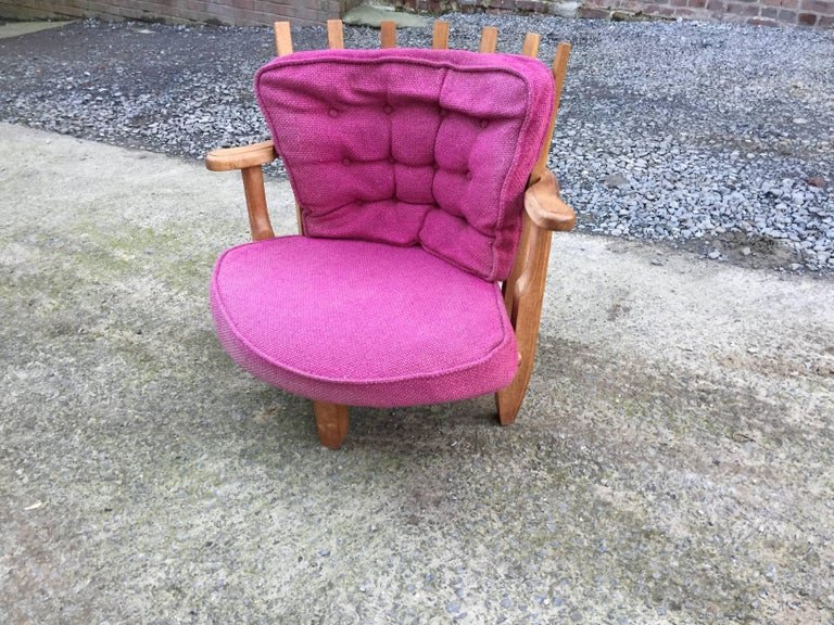 Guillerme Et Chambron, Pair Of Armchairs Edition Votre Maison Circa 1970-photo-3