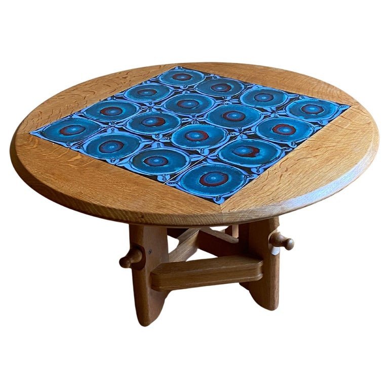 Guillerme et Chambron , table de salon "Ladislas"  Edition Votre Maison circa 1970