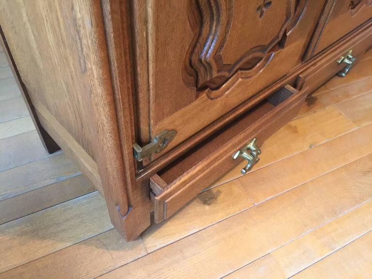 Guillerme Et Chambron, Oak Sideboard, Edition Votre Maison, Circa 1970-photo-2