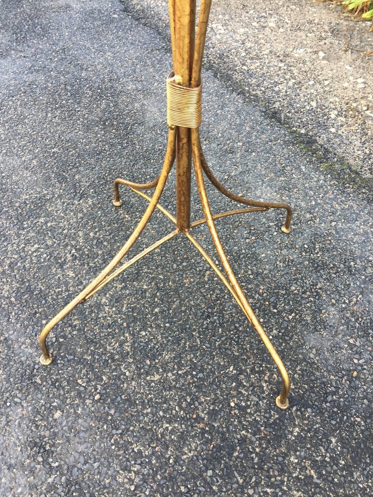 Large Footman Or Mute Servant In Gilded Metal, Circa 1970/1980 -photo-4