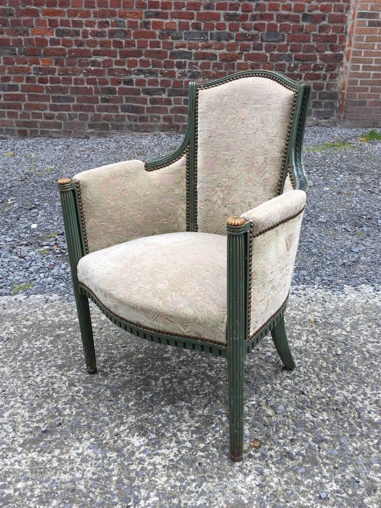 2 Elegant Art Deco Armchairs Circa 1920/1930 Can Be Paired -photo-3