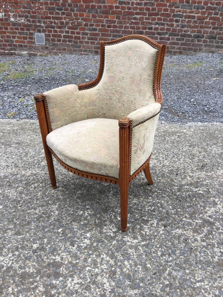 2 Elegant Art Deco Armchairs Circa 1920/1930 Can Be Paired -photo-7