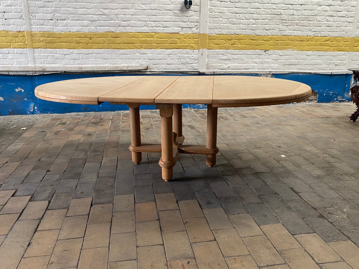 Guillerme Et Chambron , Grande Table "victorine"    Edition Votre Maison Circa 1970-photo-3