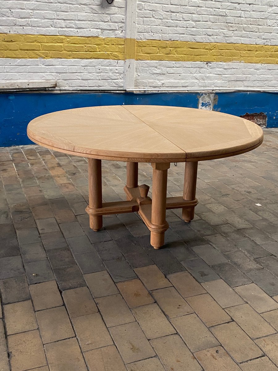 Guillerme Et Chambron, Large "victorine" Table Edition Votre Maison Circa 1970-photo-6