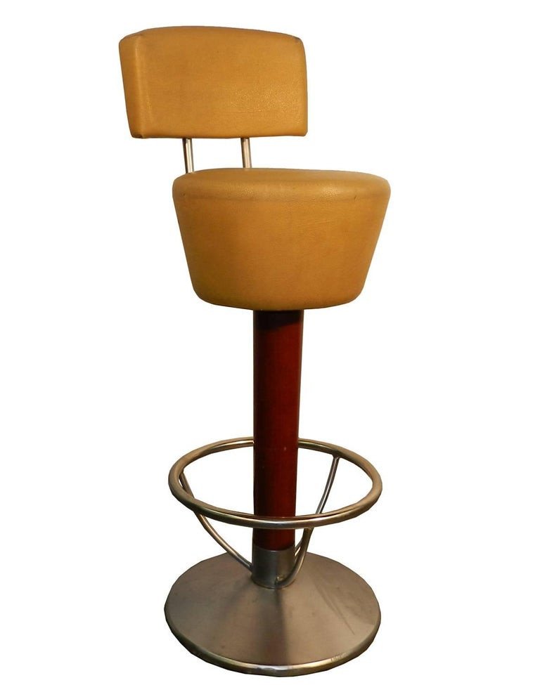 4 Interesting Bar Stools Circa 1970/1980-photo-2