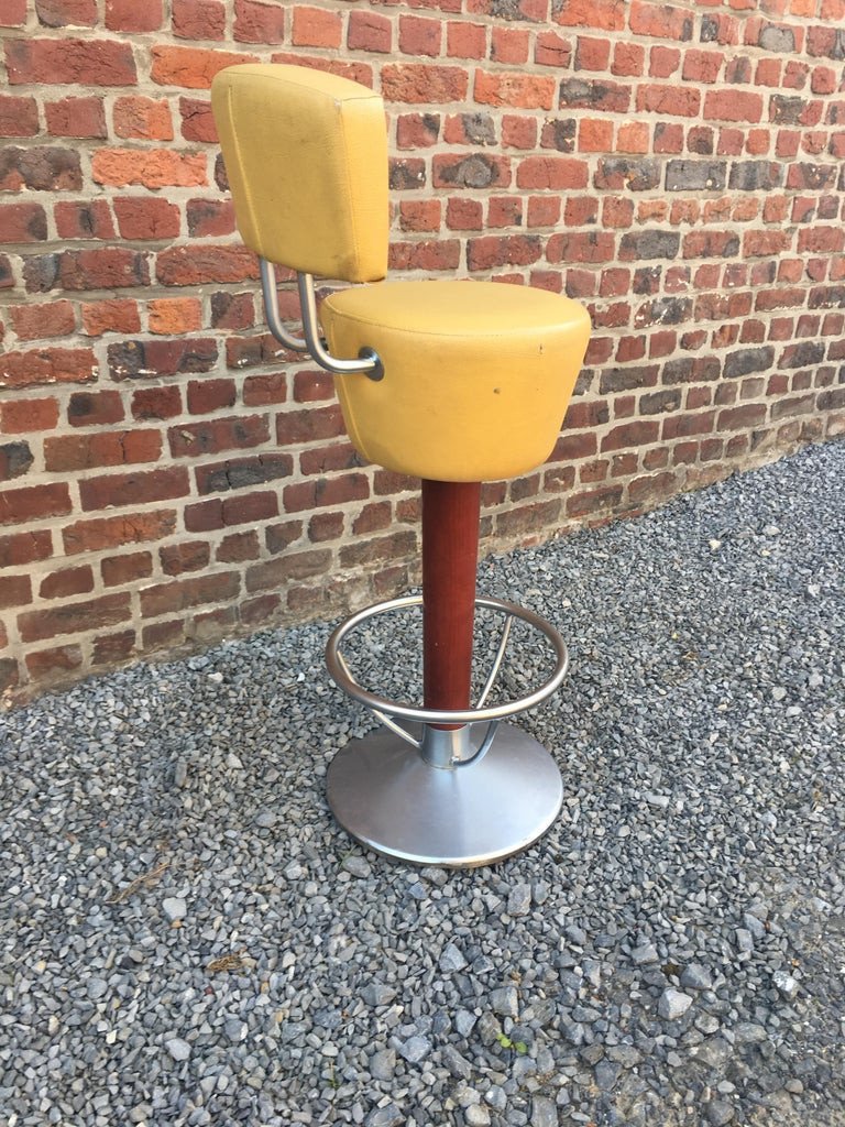 4 Interesting Bar Stools Circa 1970/1980-photo-4