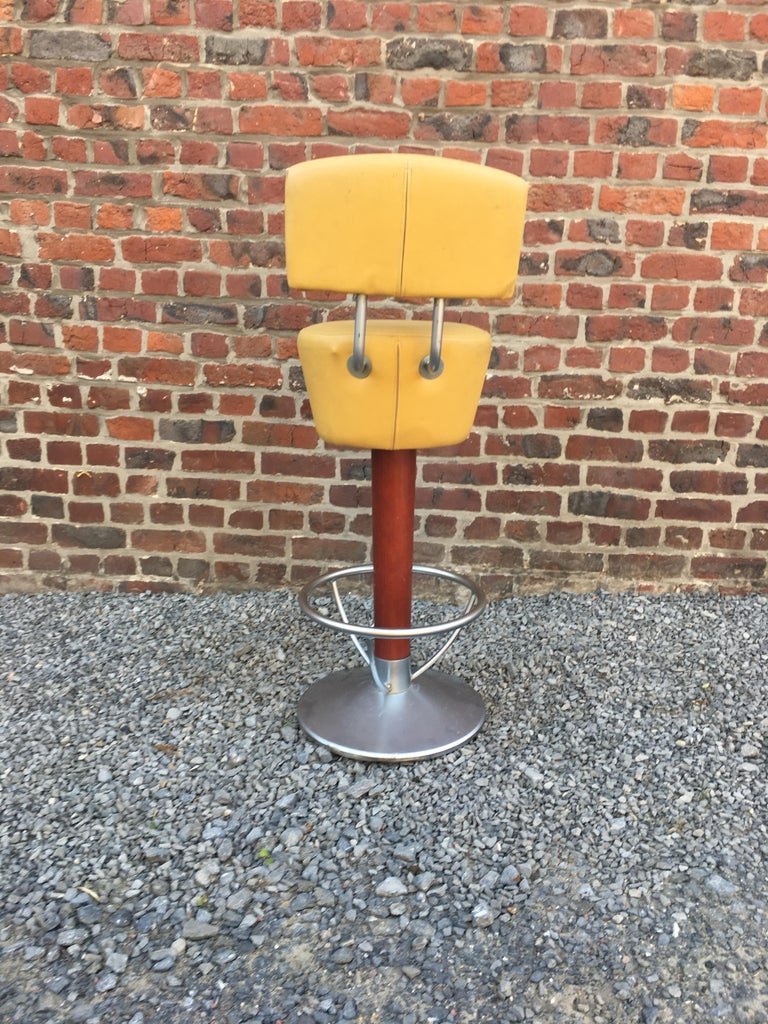 4 Interesting Bar Stools Circa 1970/1980-photo-5