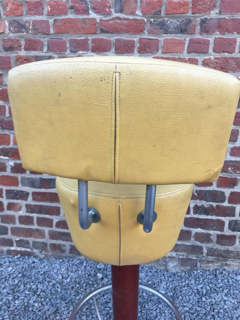 4 Interesting Bar Stools Circa 1970/1980-photo-6