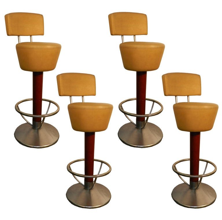 4 Interesting Bar Stools Circa 1970/1980