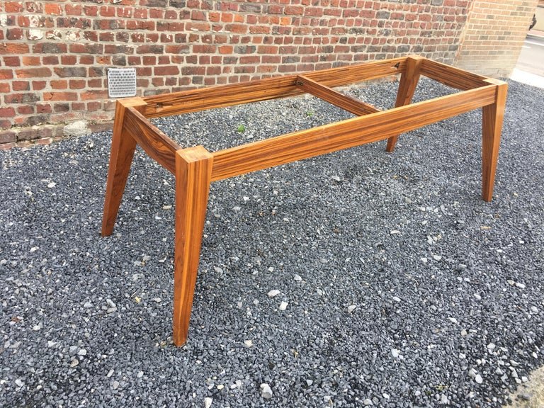 Large Vintage Table In Zingana Massif, Circa 1950/1960-photo-4