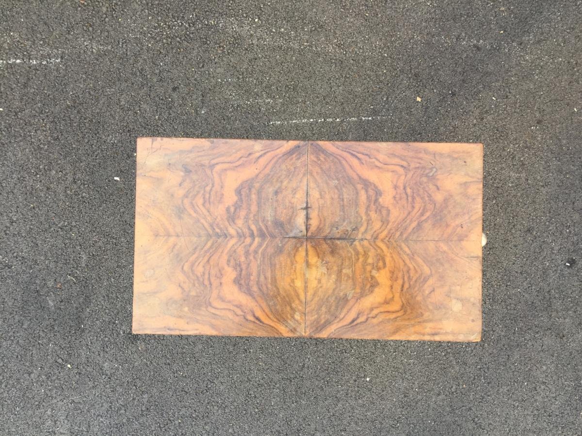 Smoker Table In Walnut In Veneer D In Circa 1930-photo-3