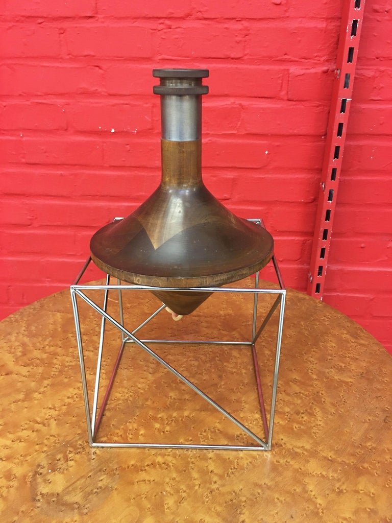 Rare Diabolo Lamp, Attributed To Max Sauzé Circa 1970-photo-1