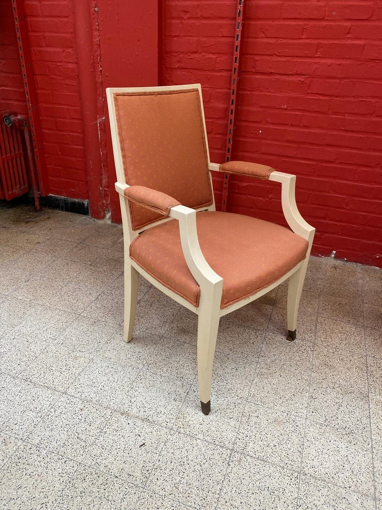 Pair Of Art Deco Period Armchairs, In The Style Of André Arbus, Circa 1930/1940-photo-3