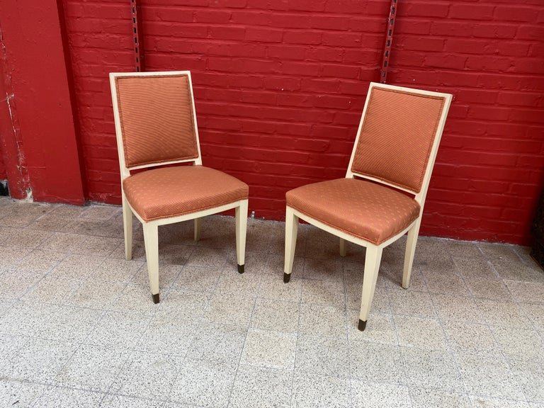 Pair Of Art Deco Period Armchairs, In The Style Of André Arbus, Circa 1930/1940-photo-5