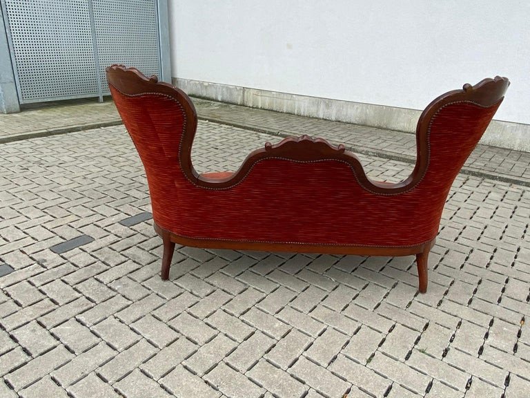 Bench Louis-philippe In Mahogany, Good Condition-photo-7