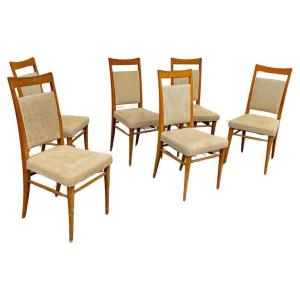 Suite De 6 Chaises Vintage Circa 1950/1960 